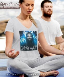 Rip Wrestling Legend Bray Wyatt V Neck TShirt