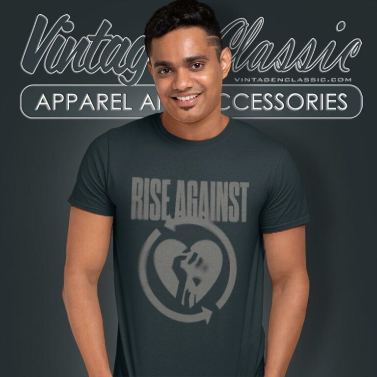 Rise Against Blurred Heartfist T Shirt Rise Against Blurred Heartfist T Shirt