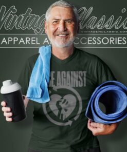 Rise Against Blurred Heartfist V Neck TShirt