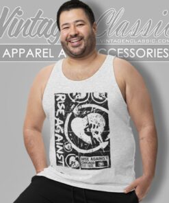 Rise Against Collage Tank Top Racerback