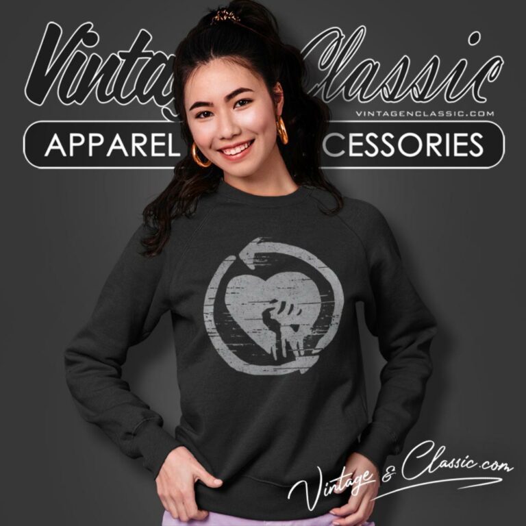 Rise Against Distressed Logo Sweatshirt Rise Against Distressed Logo Sweatshirt