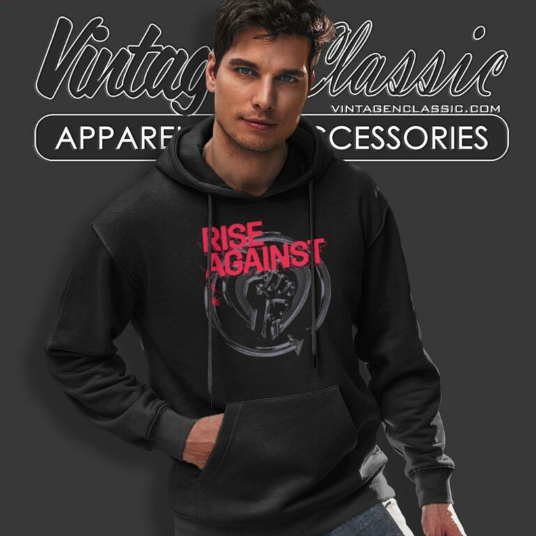 Rise Against Dual Heartfist Hoodie Rise Against Dual Heartfist Hoodie