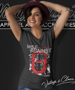 Rise Against Factory Zero V Neck TShirt