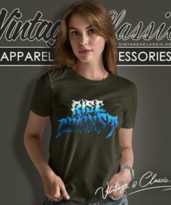 Rise Against Flamed Heartfist Women T Shirt