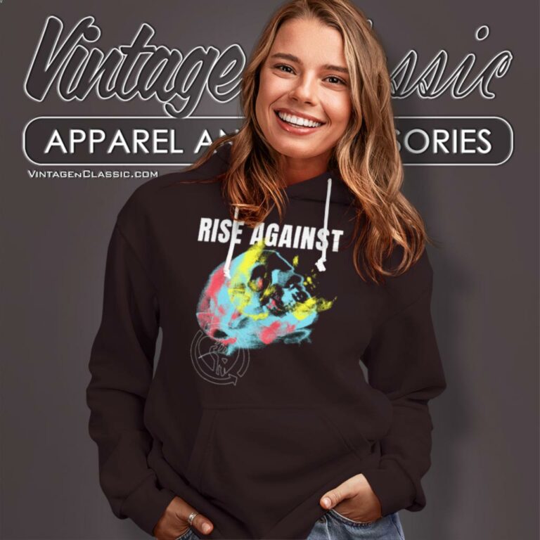 Rise Against Projecting Skull Hoodie Rise Against Projecting Skull Hoodie
