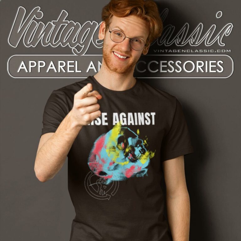 Rise Against Projecting Skull T Shirt Rise Against Projecting Skull T Shirt