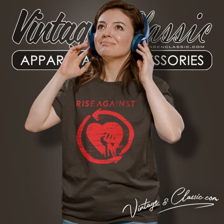 Rise Against Shirt Heartfist Logo Women T Shirt Rise Against Shirt Heartfist Logo Women T Shirt