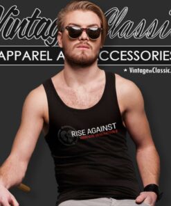 Rise Against Shirt Save Us Now Tank Top Racerback