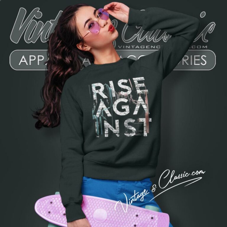Rise Against Stacked Wolves Sweatshirt Rise Against Stacked Wolves Sweatshirt