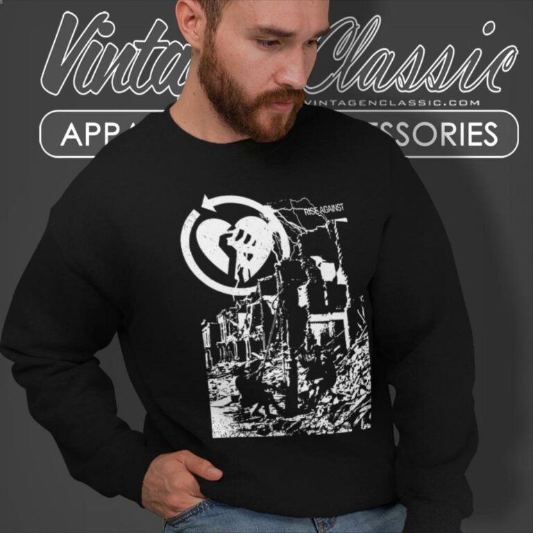 Rise Against Tear Down Sweatshirt Rise Against Tear Down Sweatshirt