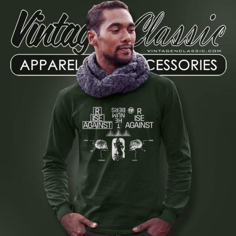 Rise Against The Numbers Long Sleeve Tee Rise Against The Numbers Long Sleeve Tee