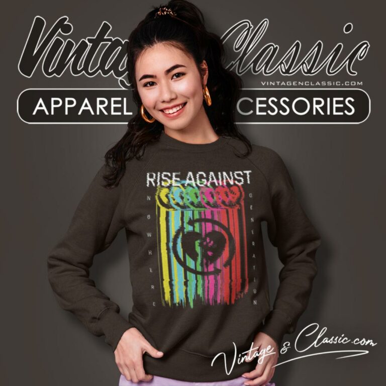 Rise Against Tv Static Sweatshirt Rise Against Tv Static Sweatshirt