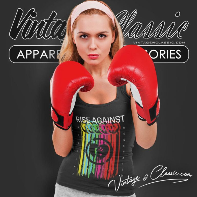 Rise Against Tv Static Tank Top Racerback Rise Against Tv Static Tank Top Racerback