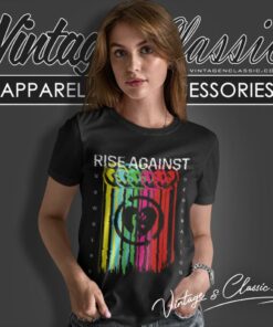 Rise Against Tv Static Women T Shirt