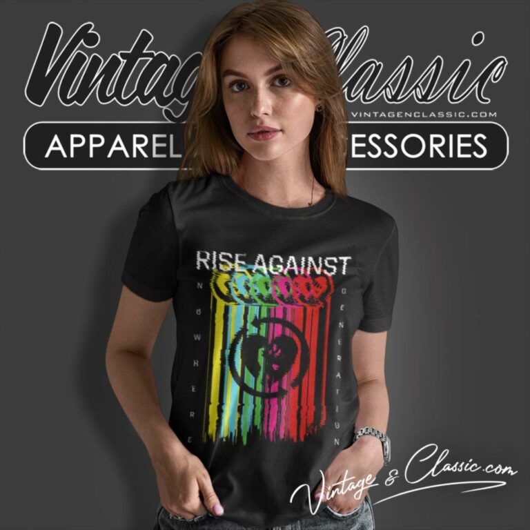 Rise Against Tv Static Women T Shirt Rise Against Tv Static Women T Shirt