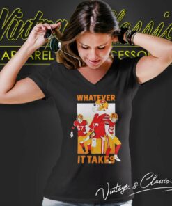 Rita Oak San Francisco 49ers Whatever It Takes V Neck TShirt