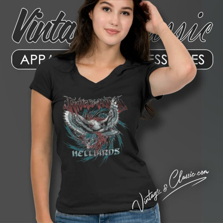 Rivers Of Nihil Hellbirds V Neck TShirt Rivers Of Nihil Hellbirds V Neck TShirt