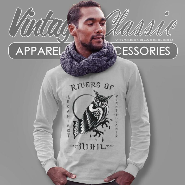 Rivers Of Nihil Pennsylvania Owl Long Sleeve Tee Rivers Of Nihil Pennsylvania Owl Long Sleeve Tee