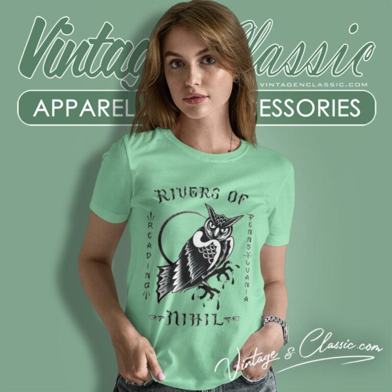 Rivers Of Nihil Pennsylvania Owl Women T Shirt Rivers Of Nihil Pennsylvania Owl Women T Shirt