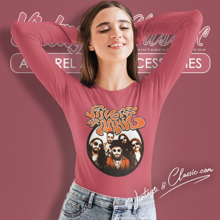 Rivers Of Nihil Retro Band Long Sleeve Tee Rivers Of Nihil Retro Band Long Sleeve Tee