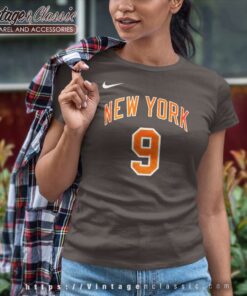 Rj Barrett Knicks Icon Edition Shirt Nike Nba Women TShirt