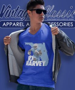 Rj Harvey Ucf Knights Football Animation V Neck TShirt