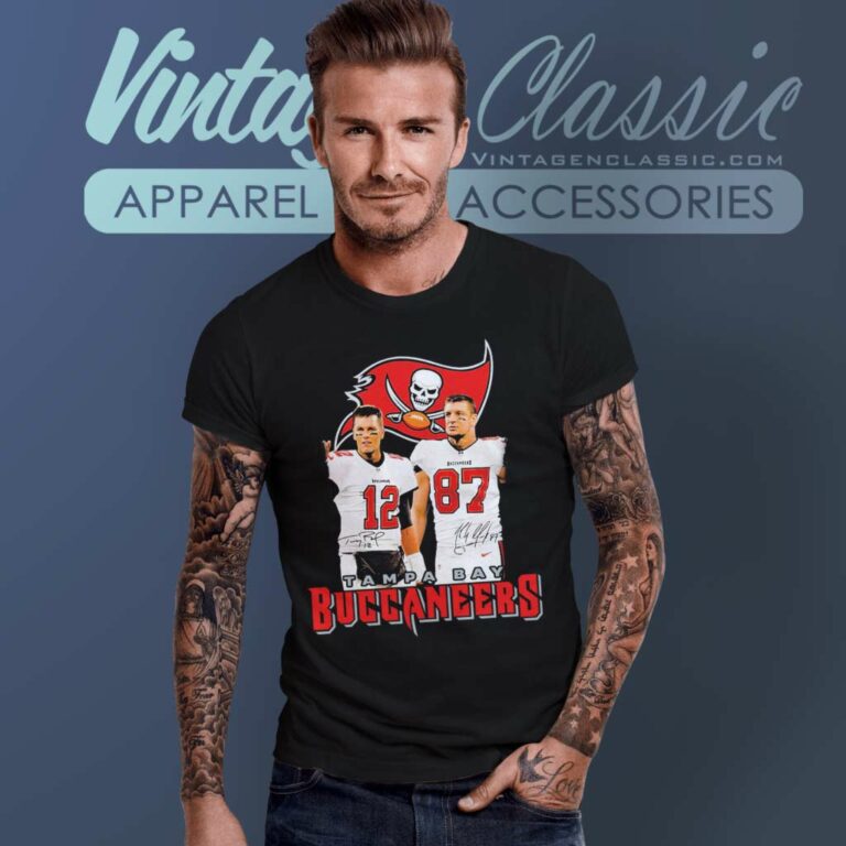 Rob Gronkowski And Tom Brady Tampa Bay Buccaneers T Shirt Rob Gronkowski And Tom Brady Tampa Bay Buccaneers T Shirt