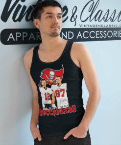 Rob Gronkowski And Tom Brady Tampa Bay Buccaneers Tank Top Racerback