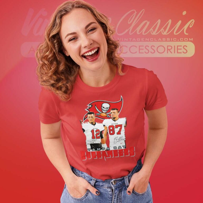 Rob Gronkowski And Tom Brady Tampa Bay Buccaneers Women TShirt Rob Gronkowski And Tom Brady Tampa Bay Buccaneers Women TShirt