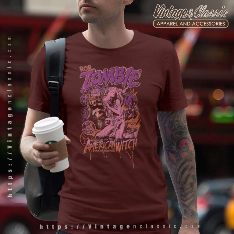 Rob Zombie American Witch Pastel T Shirt Rob Zombie American Witch Pastel T Shirt
