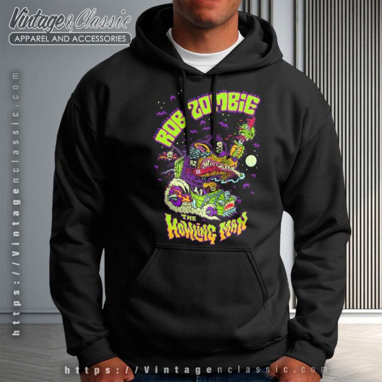 Rob Zombie Big Howling Premium Hoodie Rob Zombie Big Howling Premium Hoodie