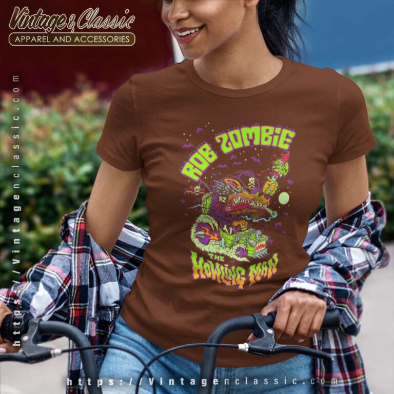 Rob Zombie Big Howling Premium Women TShirt Rob Zombie Big Howling Premium Women TShirt