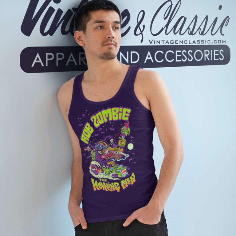 Rob Zombie Big Howling Tank Top Racerback Rob Zombie Big Howling Tank Top Racerback