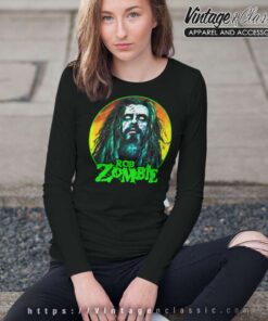Rob Zombie Circle Face Long Sleeve Tee