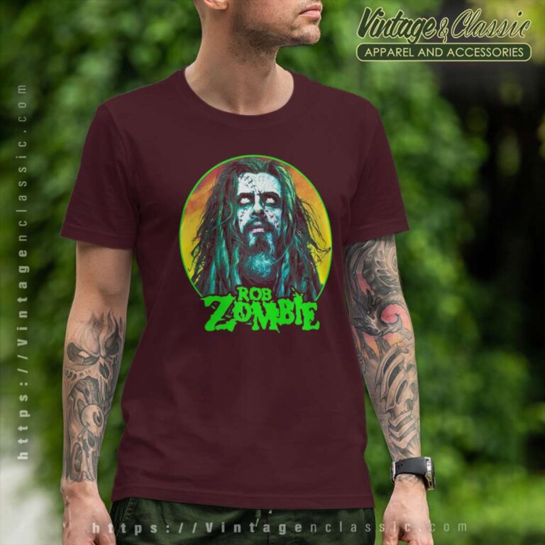 Rob Zombie Circle Face T Shirt Rob Zombie Circle Face T Shirt