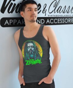 Rob Zombie Circle Face Tank Top Racerback
