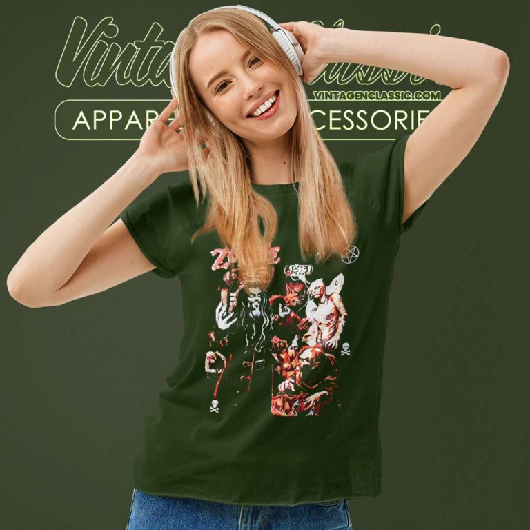 Rob Zombie Concert 1988 Women TShirt Rob Zombie Concert 1988 Women TShirt