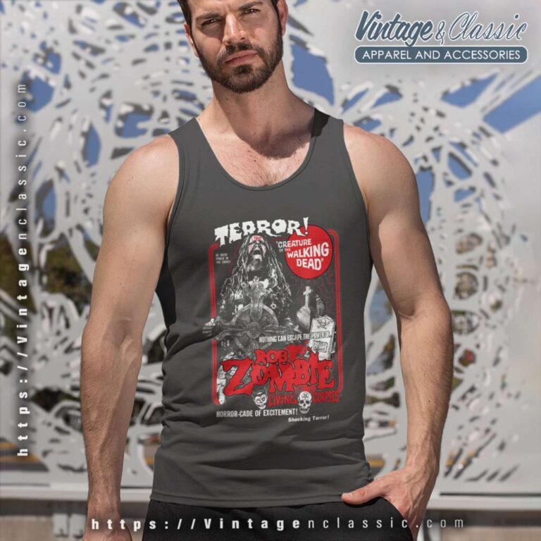 Rob Zombie Creature Of The Walking Dead Tank Top Racerback Rob Zombie Creature Of The Walking Dead Tank Top Racerback
