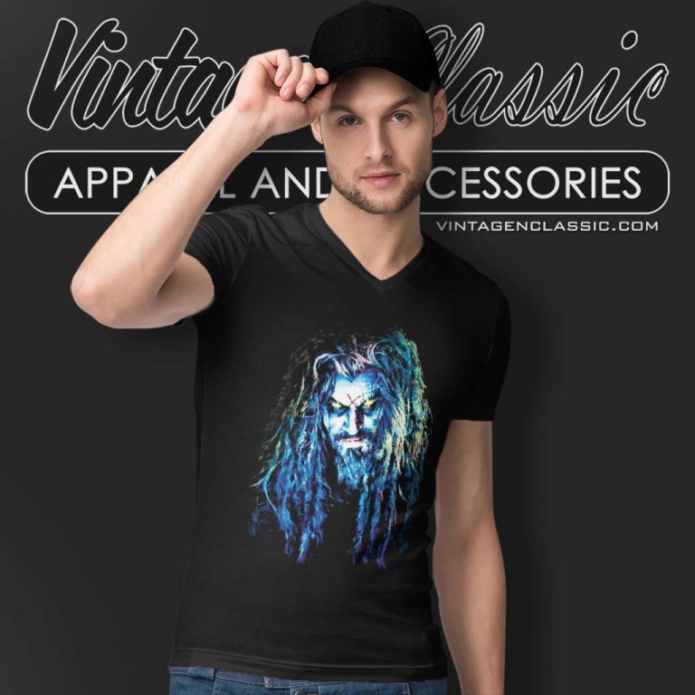 Rob Zombie Dragula V Neck TShirt Rob Zombie Dragula V Neck TShirt