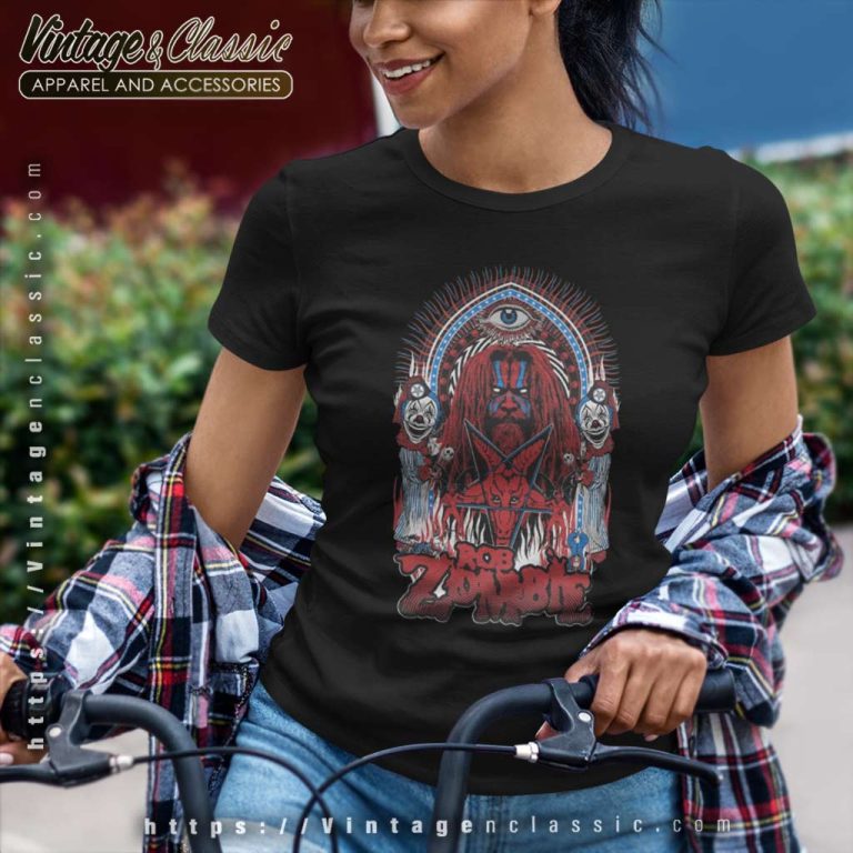 Rob Zombie Evil Clown Women TShirt Rob Zombie Evil Clown Women TShirt
