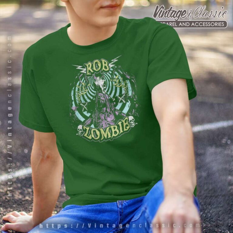 Rob Zombie Fall Spiral T Shirt Rob Zombie Fall Spiral T Shirt