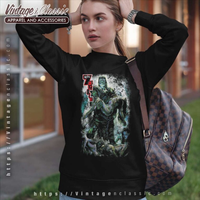 Rob Zombie Frankenstein Halloween Sweatshirt Rob Zombie Frankenstein Halloween Sweatshirt