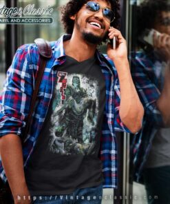 Rob Zombie Frankenstein Halloween Shirt 6 Rob Zombie Frankenstein Halloween V Neck TShirt