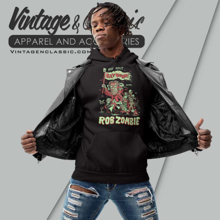 Rob Zombie Get Down Parade Hoodie Rob Zombie Get Down Parade Hoodie