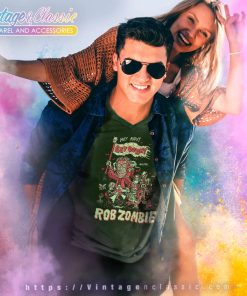 Rob Zombie Get Down Parade V Neck TShirt