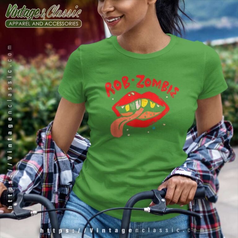 Rob Zombie Ghost Lips Women TShirt Rob Zombie Ghost Lips Women TShirt