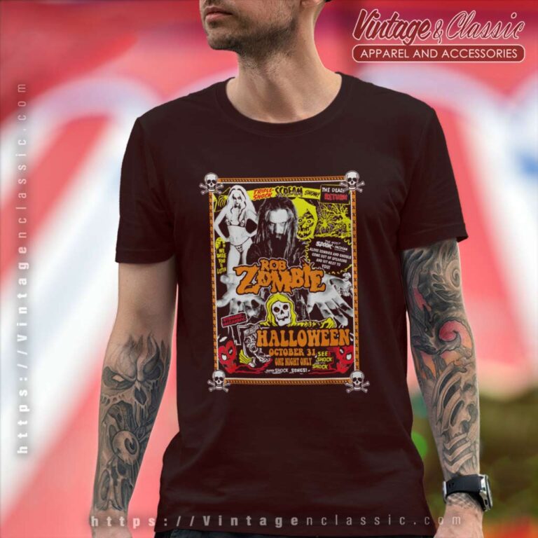 Rob Zombie Halloween One Night Only T Shirt Rob Zombie Halloween One Night Only T Shirt