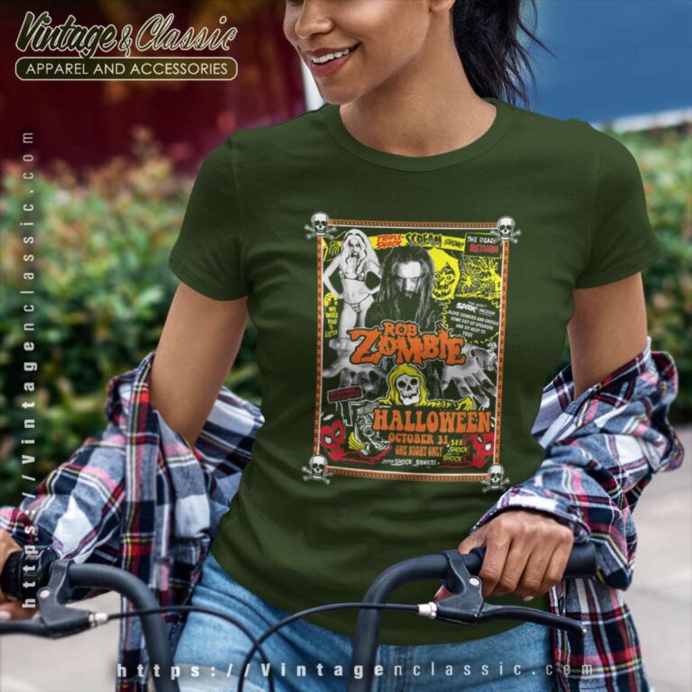 Rob Zombie Halloween One Night Only Women TShirt Rob Zombie Halloween One Night Only Women TShirt
