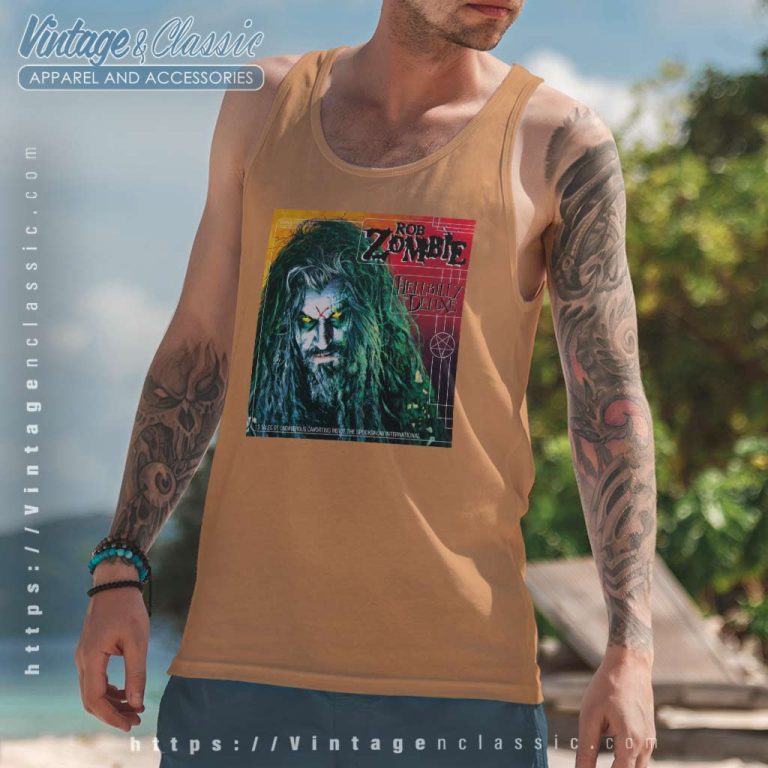 Rob Zombie Hellbilly Tank Top Racerback Rob Zombie Hellbilly Tank Top Racerback