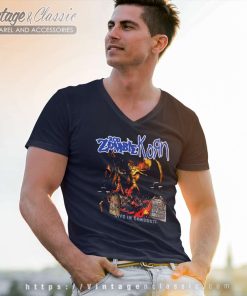 Rob Zombie Korn Live In Concert V Neck TShirt